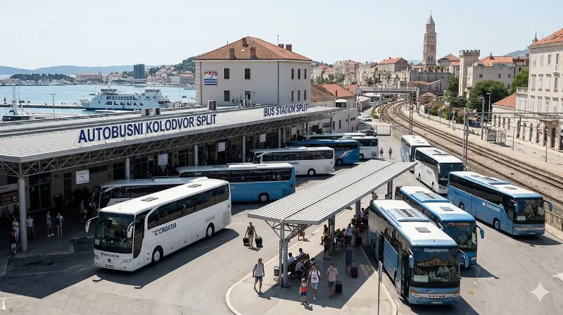 >Long-distance bus station Split