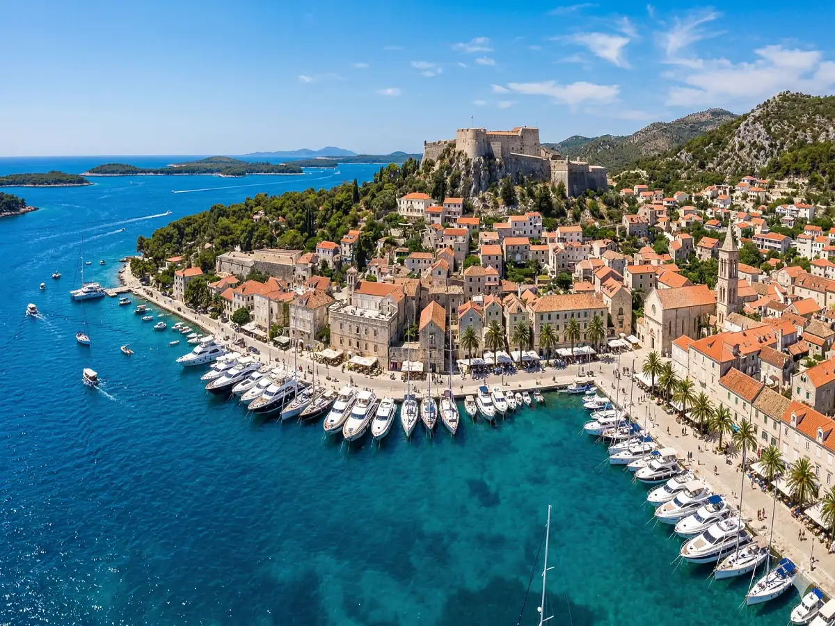 Hvar Town harbour