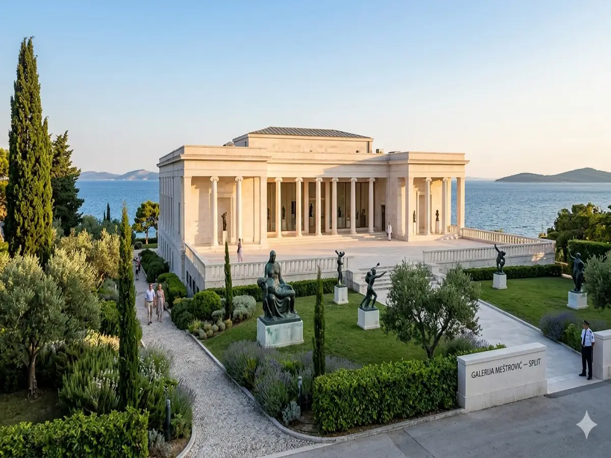 Meštrović Gallery building Split Croatia