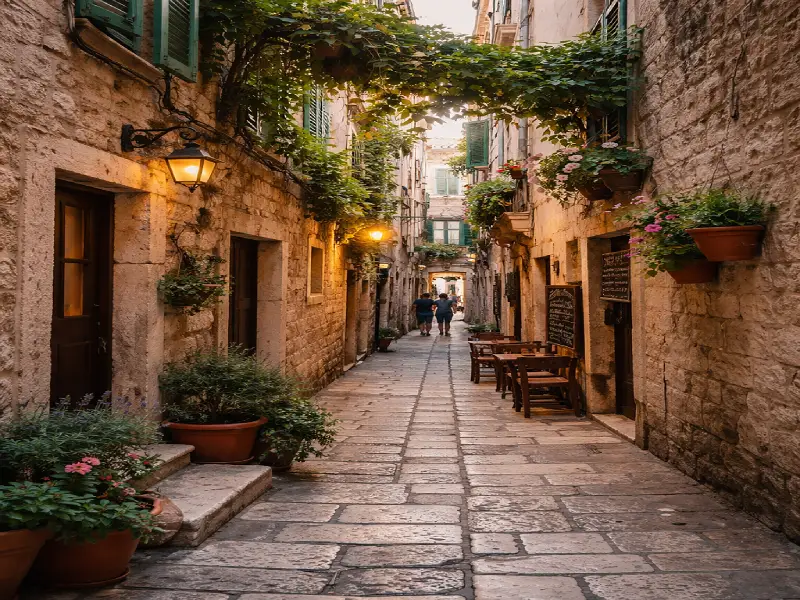 Narrow alley in Old Town