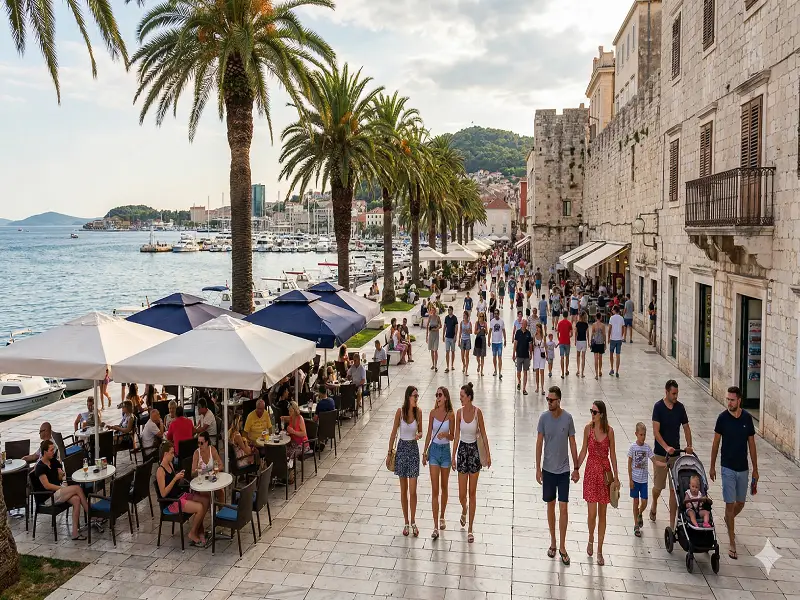 Life on the Riva — locals & visitors