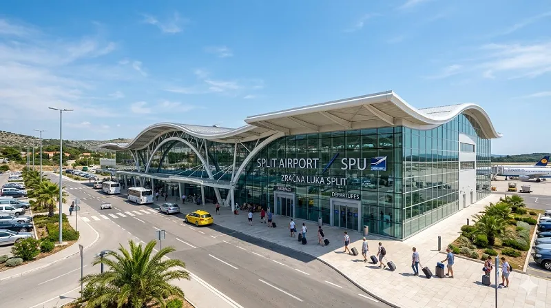 >Split Airport terminal building